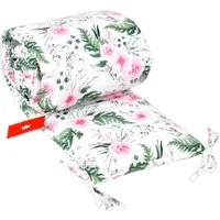 BabyLux Bettnestchen BABYLUX Bettumrandung NESTCHEN Bettnestchen 210 x 30 cm Babybett, 110. Wilde Blüten