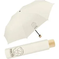 HAPPY RAIN Taschenregenschirm Earth - nachhaltiger stabiler Super-Mini-Schirm, gut geschützt etwas für die Umwelt tun