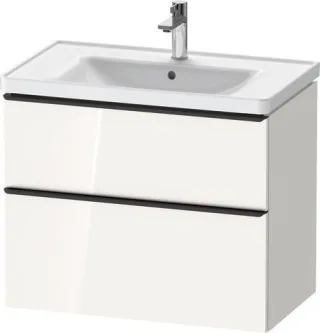 Duravit D-Neo Waschtischunterbau wandhängend Weiß Hochglanz 784x452x625 mm - DE43550BD220000 DE43550BD220000