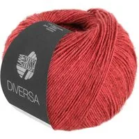LANA GROSSA DIVERSA Häkelwolle, 210 m (leichtes Baumwoll-Mischgarn mit zartem Mélange-Effekt), 50 g