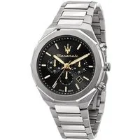 MASERATI Quarzuhr Maserati R8873642010 Stile Chronograph Herrenuhr 45mm 10ATM Maserati R8873642010 Stile Chronograph Herrenuhr 45mm 10ATM