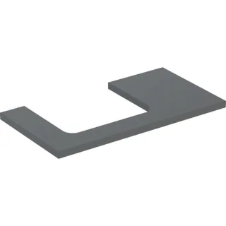 Geberit ONE Waschtisch-Platte, Ausschnitt links, für Aufsatzwaschtisch 505303003