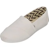 TOMS ALPARGATA Espadrille White Recycled Cotton Canvas