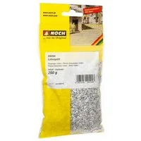 NOCH Modelleisenbahn-Spielunterlage Lahnsplitt, Natursteine Mittel Grautöne 250 g Beut, Steine / Schotter