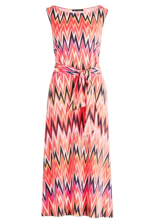 Betty Barclay - Jerseykleid red/beige - Gr. - 42