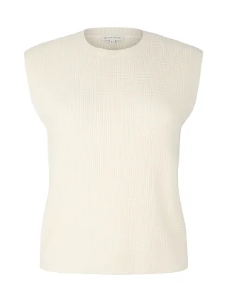Tom Tailor - Plus - Strickpullunder soft buttercream - Gr. - 48