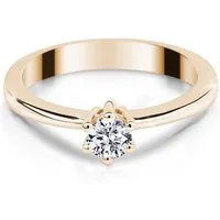 Adam & Eve Verlobungsring Brillantring 585/- Gold, Weißgold, Rotgold 0,10 ct./0,15 ct./0,25 ct. (AE10 - Diamantring), inklusive Echtheitszertifikat - Gravur möglich
