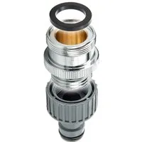 tecuro Anschlussstück Aufnahme Übergangsstück für Ausläufe und Armaturen mit M 22/M24/M28