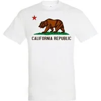 Youth Designz T-Shirt California Republic Herren Tshirt mit modischem Frontprint