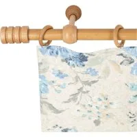 SN DECO GROUP Gardinenstange Pisa, 1-läufig, Fixmaß, mit Bohren, verschraubt, Holzwerkstoff, 28 mm, Holz, verschiedene Längen und Farben, Komplettset