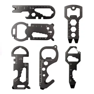 Multi-functional Pocket Tool Hex Wrench and Bottle Opener with Compact Portable Design for Indoor Outdoor Adventure