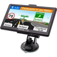 GABITECH 7 Zoll GPS Navgationsgerät DRIVE 7.0 mit TMC für LKW, PKW, Wohnmobil Einbau-Navigationsgerät (Europa, inklusive lebenslanger Kartenupdates, inklusive Zubehör + TMC, einfache Bedienung für jedes Alter)