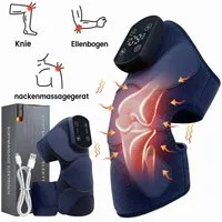 FOSMET Massagegerät 2026 NEW Kniemassagegerät mit Wärme,3-in-1 Modi Nackenmassagegerat, 5 Graphene Heizung Ebenen und 3 Vibration Modi,beheizte Knie Brace, Mit 5000mAh Akku, 3-in-1 Kabelloses Knie-Massagegerät für Knie, Ellbogen und Schultern