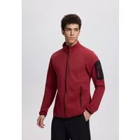 Icepeak Fleecejacke BREDSTEDT mit Stehkragen, schnell trocknend, normale Länge