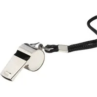 elasto Signalpfeife Trillerpfeife "Schiri" silber/schwarz