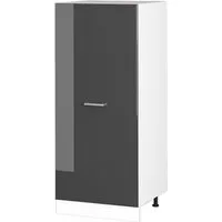 Vicco Hochschrank R-Line, Anthrazit Hochglanz, 60 cm (1-St)