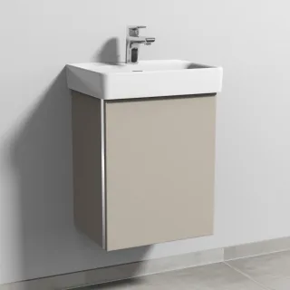 Sanipa 3way Waschtischunterbau zu Laufen Pro S Waschtisch mit 1 Tür, Kaschmir-Matt BP7841U