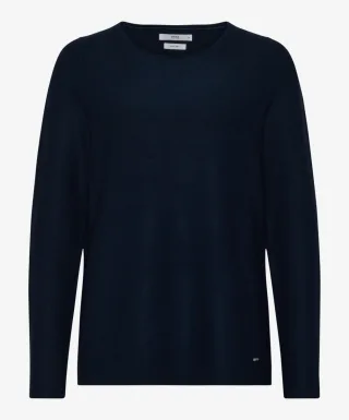 BRAX - Pullover - Lesley blau - Gr. - 40