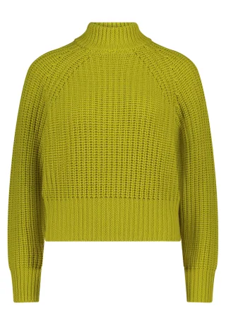 Betty & Co - Grobstrick-Pullover apple green - Gr. - 36