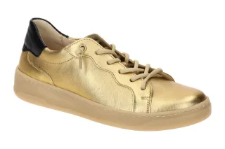 Gabor 63.342 - Best Fitting Slipper gold/schwarz - Echtleder-Fu?bett, Gummiso...