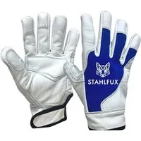StahlFux Schweißerhandschuhe Handschuhe Ziegenleder Schweißhandschuhe (Spar-Set, 1-St., Schweißarbeiten) Verstärkte Nähte schützen zuverlässig vor Hitze und Abrieb