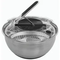 5five Simply Smart Salatschleuder mit Hebel, 3.5 Liter
