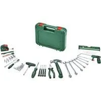 Advanced Hand Tool S, 64-teilig, Werkzeug-Set grün, mit Werkzeugkoffer