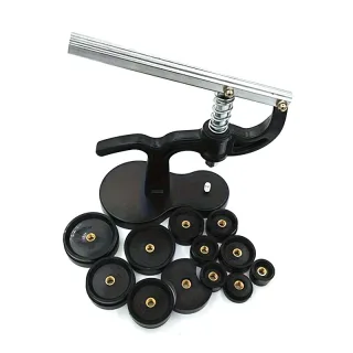 Professional Watch Repair Tool Kit 12pcs Watch Case Press 18mm to 50mm Alloy Material for Quartz Mechanical Watch Mainte