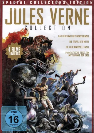 Jules Verne Collection / Special Collectors Edition - 4 Filme 1 DVD Box