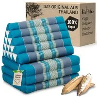livasia Sitzsack Thaikissen XXL hoch, vegan und handgefertigt, 185x55x8cm, Kapok