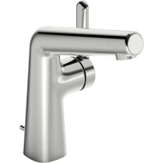Hansa Hansadesigno Waschtischarmatur 51892283 mit Ablaufgarnitur, Ausladung 130 mm, chrom