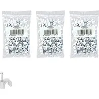 ARLI Kabelzubehör ARLI 300x Nagelschelle 100x 6-7 mm + 100x 9-10 mm + 100x 11-12 mm