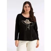 Sieh an! T-Shirt Langarm-Shirt Langarm