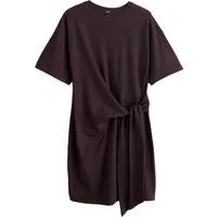 Next Shirtkleid Mini-T-Shirt-Kleid mit Bindegürtel (1-tlg)