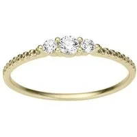Firetti Goldring Schmuck Geschenk Gold 333 Damenring Goldring, mit Zirkonia (synth)