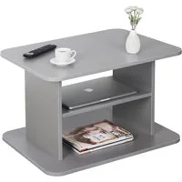 RICOO Couchtisch WM094-PL (1-St), Sofatisch mit Stauraum Wohnzimmer Tisch Beistelltisch Kaffeetisch