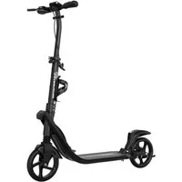 EVERCROSS TECH Cityroller klappbar höhenverstellbar 93.5–102 cm, ab 6 Jahre, 100 kg, Nettogewicht 6,4 kg, Flaschenhalter, ideal für Schule