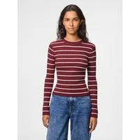 pieces Rundhalspullover PCMIRA NEW LS O-NECK KNIT NOOS BC Viskosemischung