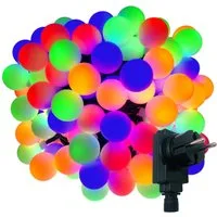 BONETTI Lichterkette XXL Partylichterkette mit 180 Leuchtkugeln, 180-flammig, für Innen- und geschützten Außenbereich (IP44), 17,9 Meter + Zuleitung