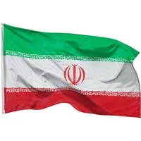 PHENO FLAGS Flagge Iran Flagge 90 x 150 cm Staatsflagge Fahne (Hissflagge für Fahnenmast), Inkl. 2 Messing Ösen