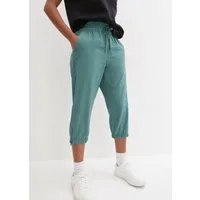 bonprix Funktionshose in 7/8 länge, Seitenschlitze mit Zipper, Reißverschlusstasche hinten