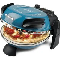 G3 Ferrari Pizzaofen G3Ferrari Delizia G1000604 blau inkl. Pizzaschaufel + Rezeptheft, bis 400 °C mit Pizzastein – die Ikone unter den Pizzaöfen