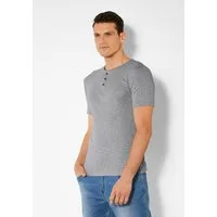 H.I.S T-Shirt mit aufwendiger Knopfleiste, perfekt als Unterziehshirt