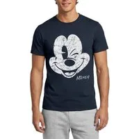 Spreadshirt T-Shirt Mickey & Minnie Retro Mickey Mouse Zwinkernd Männer T-Shirt (1-tlg)
