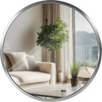 CLP Wandspiegel Elsie (1er), Rund, Modern, 30 / 45 / 60 / 80 cm Metallrahmen