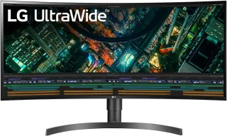 LG UltraWide 34WN80C-B [34" Curved 3.440x1.440 AH-IPS 60Hz 2x HDMI DisplayPort USB-C 5ms Reaktionszeit] schwarz