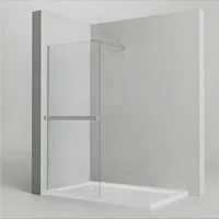 welltime Walk-in-Dusche Walk-In Trento Deluxe, Einscheibensicherheitsglas, (1 tlg), 8mm ESG und Antikalkversiegelung