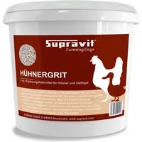 Supravit Hühnergrit Geflügelgrit - Muschelkalk Ergänzungsfutter für Knochen Muschelkalk, Ergänzungsfutter für: Nutz-/ Wildtier