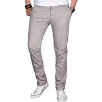 Alessandro Salvarini Chinohose Herren Slim Fit – Stretch Stoffhose Baumwolle Moderne Chino mit schmalem Schnitt und hohem Tragekomfort