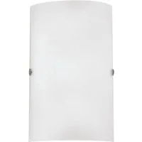EGLO Wandleuchte TROY 3 Wandlampe, Wandbeleuchtung, satiniertes Glas in weiß, E14, ohne Leuchtmittel, Leuchtmittel wechselbar, Wohnzimmer, Esszimmer, Flur, klassisch, schlicht, 25x18x7,5cm